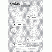 Pokémon โปเกมอนจอมป่วน + สติ๊กเกอร์ 2 มิติ